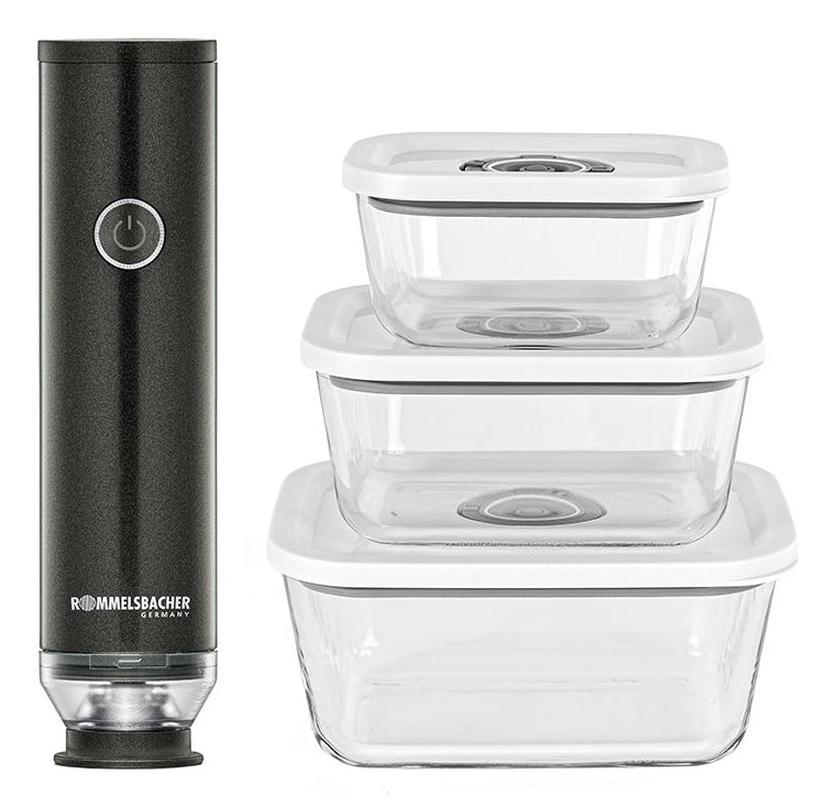 Rommelsbacher VAC 25 Hand-Vakuumpumpe – 7 l/min, USB