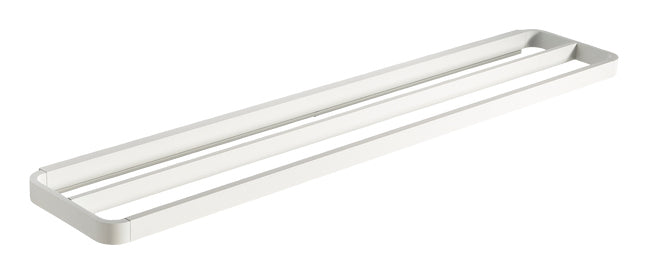 Zone Denmark Handtuchhalter Rim 2-fach – 12,5×70×2,5 cm, Aluminium, zum Schrauben, Weiss