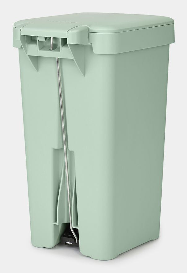 Brabantia Treteimer StepUp – 10 l – Recycling-Kunststoff, rechteckig – hellgrün