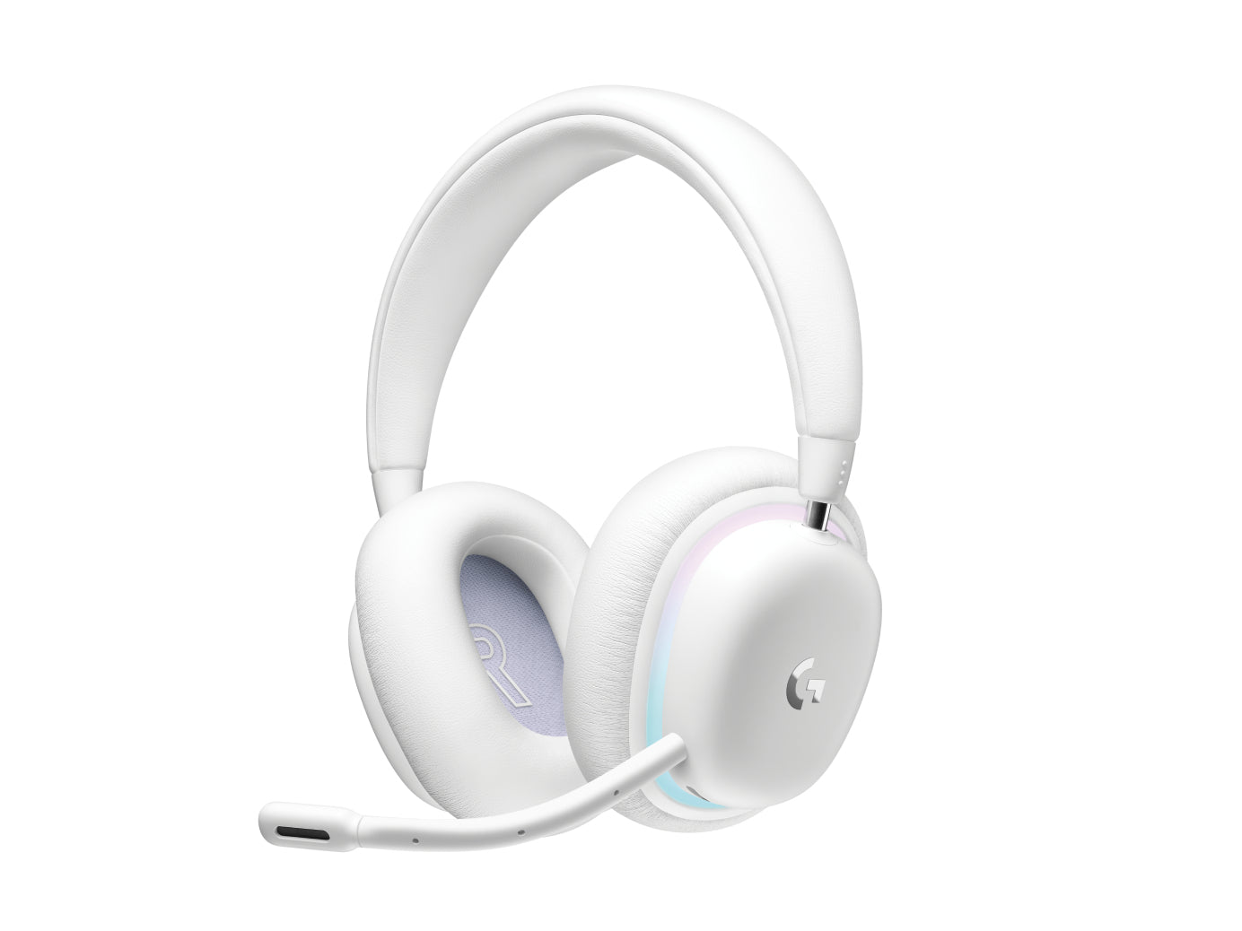 Logitech G G735 Gaming-Headset – Over-Ear, Stereo, Kabel + BT, mit USB-A-Dongle, Weiss