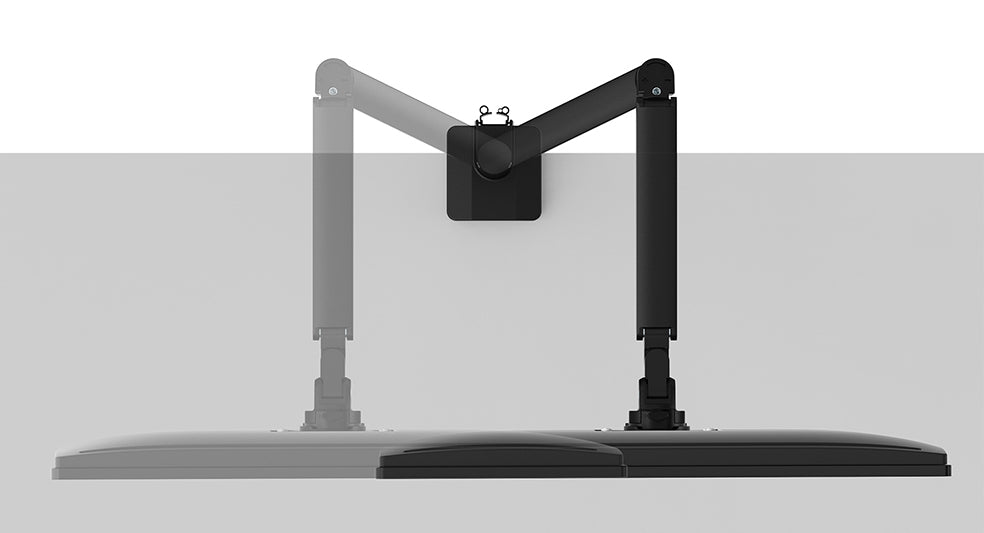 Neomounts NEXT Slim DS70-250BL1 – Monitorarm, bis 35", VESA 75 × 75/100 × 100 mm, 9 kg, Gasfeder, schwarz