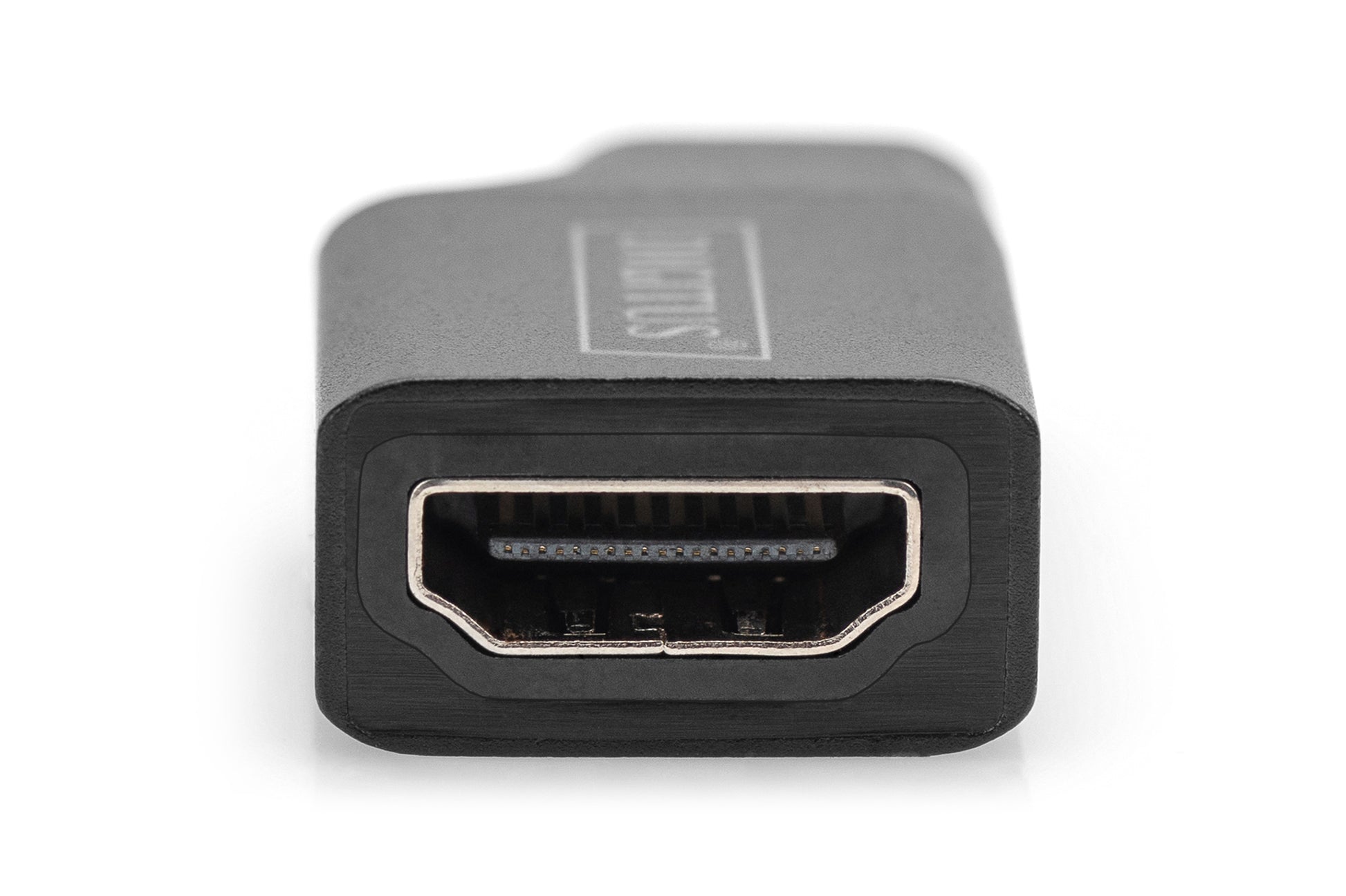 Digitus Adapter USB-C zu HDMI – 4K (3840 × 2160) @ 30 Hz, Aluminium, Schwarz