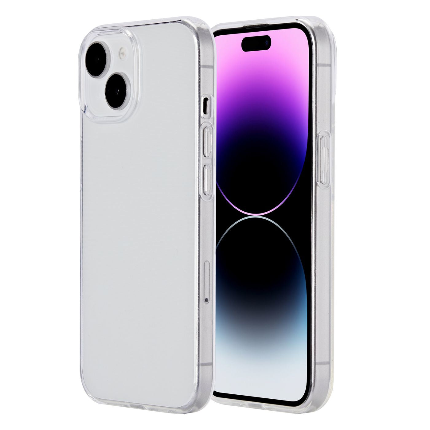 eSTUFF INFINITE Vienna (GRS) Backcover – für Apple iPhone 15, TPU, Transparent, stossfest