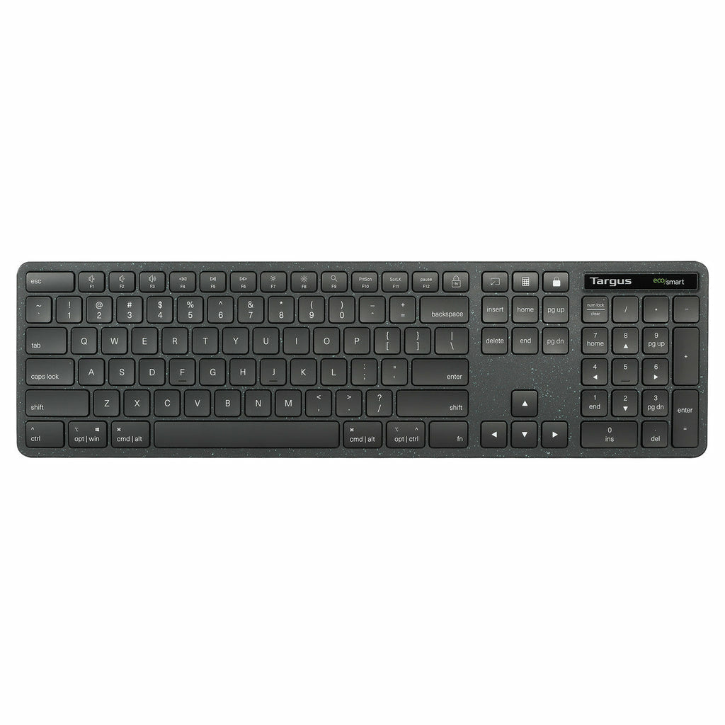 Targus ECOsmart – Tastatur – 100% – kabelgebunden – USB‑A – QWERTY (Nordic) – schwarz – antimikrobiell