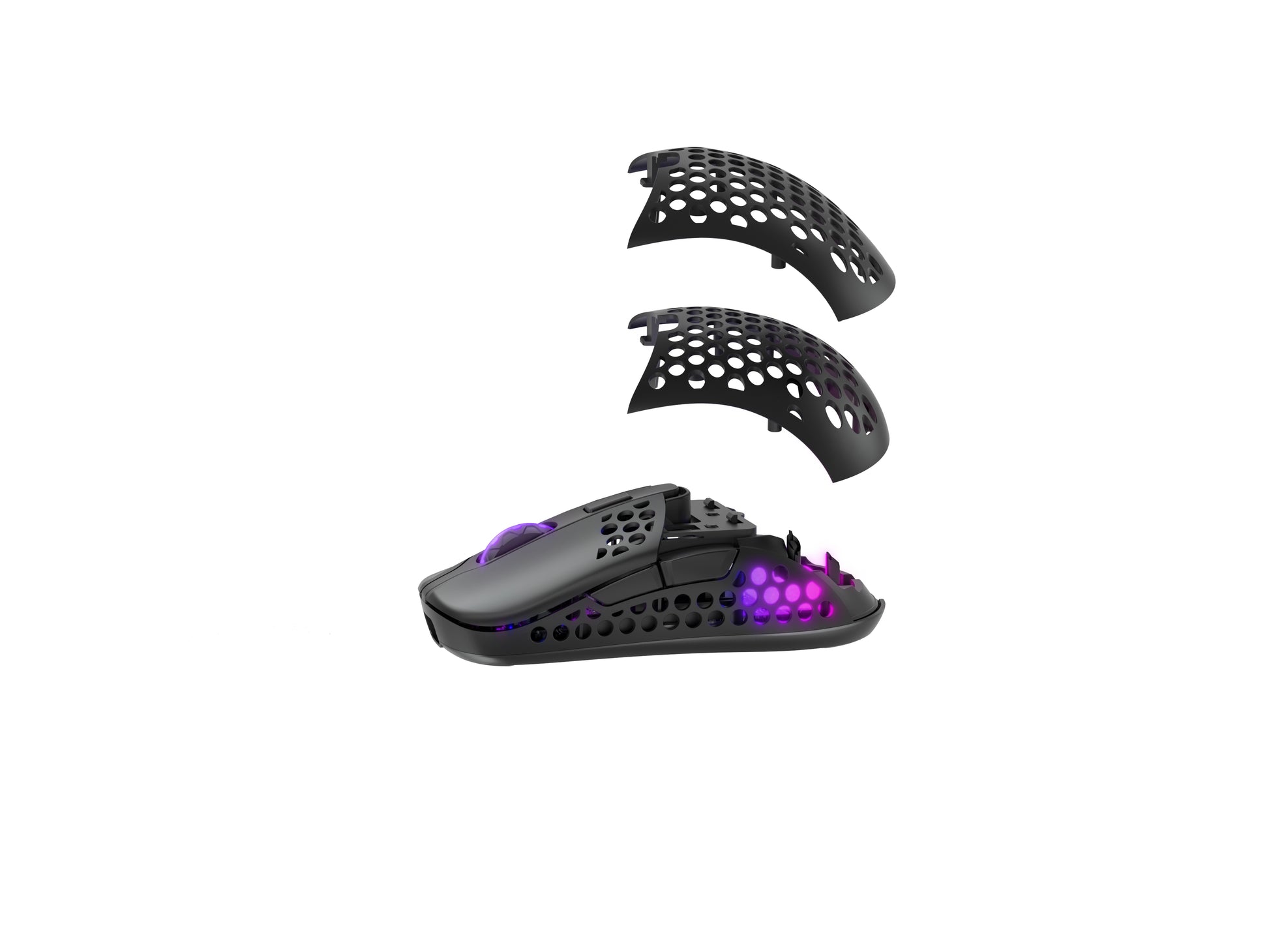 CHERRY XTRFY M42 – Gaming-Maus – Kabellos (2,4 GHz), 19000 DPI, RGB-Beleuchtung, Weiss
