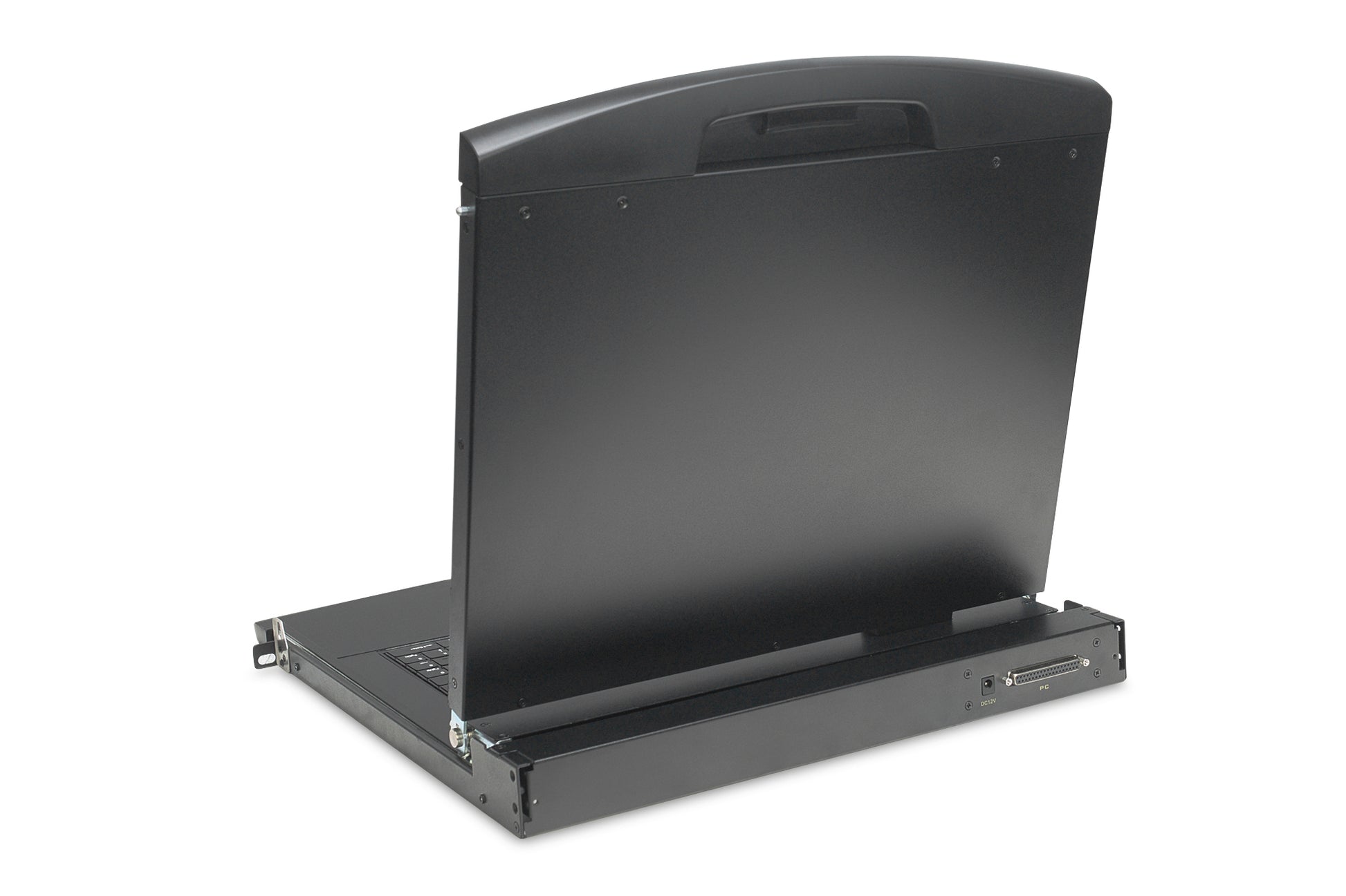 Digitus 19" Rack-LCD-Konsole – 16-Port VGA KVM, 1920 × 1080, DE QWERTZ, USB 2.0, Touchpad – 1U