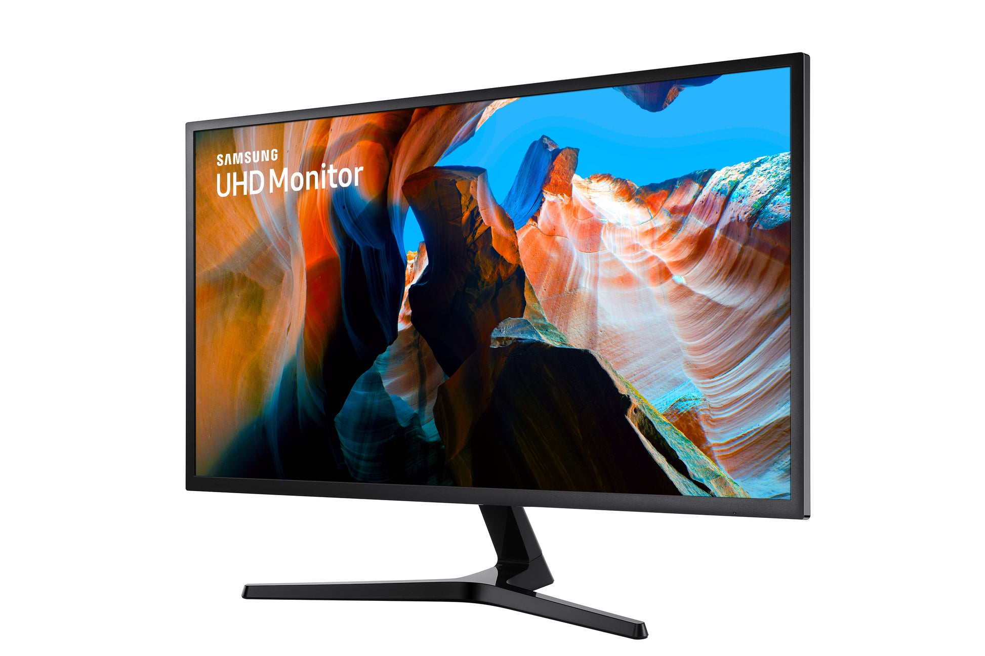 Samsung U32J590U – Monitor, 31,5" 3840 × 2160 (UHD 4K), VA, 60 Hz, 270 cd/m², FreeSync, VESA 100 × 100, Grau
