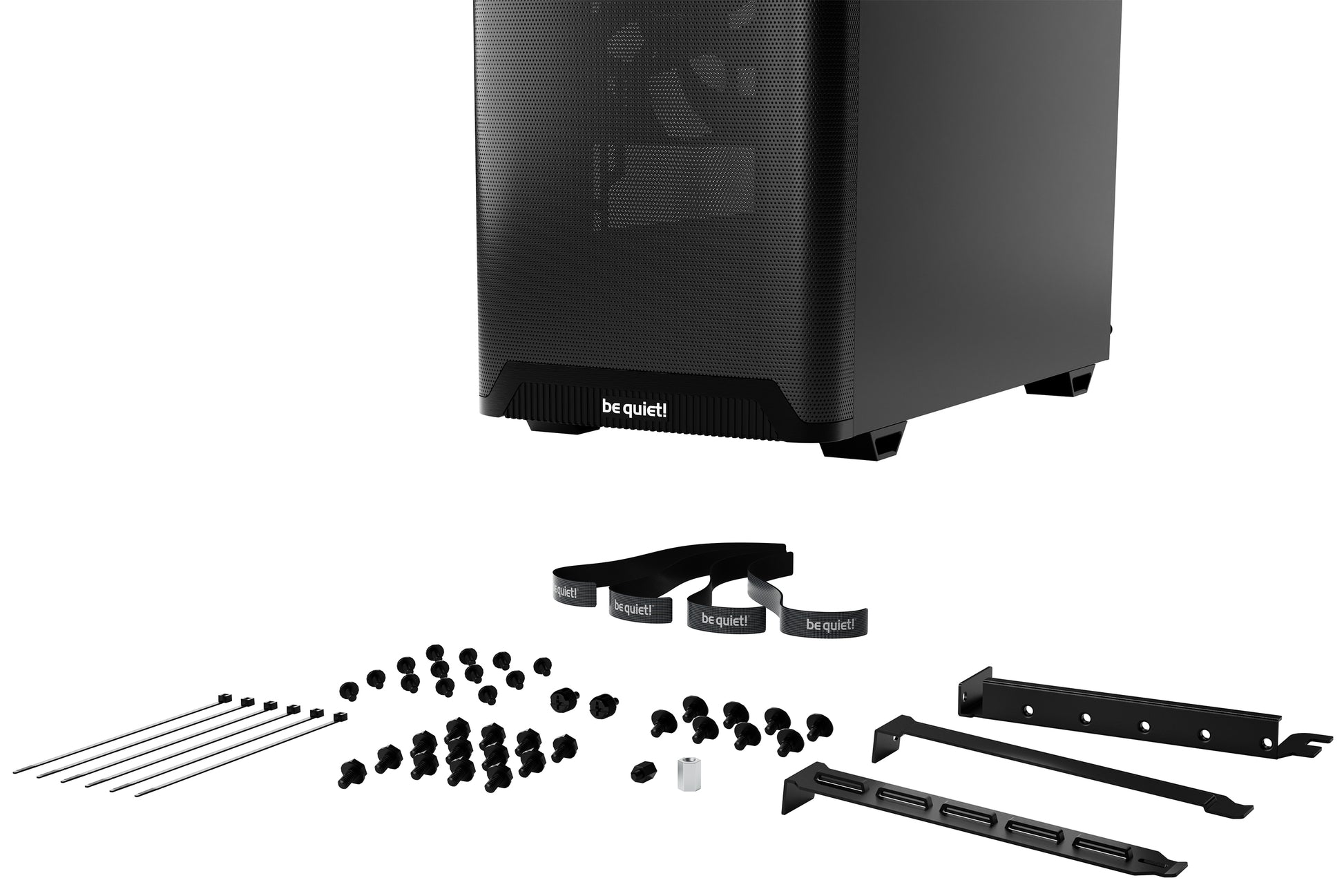 be quiet! be quiet PURE BASE 501 – Midi-Tower, Schwarz, ATX/mATX/Mini-ITX, 2×3,5", 5×2,5", CPU-Kühler 17,8 cm