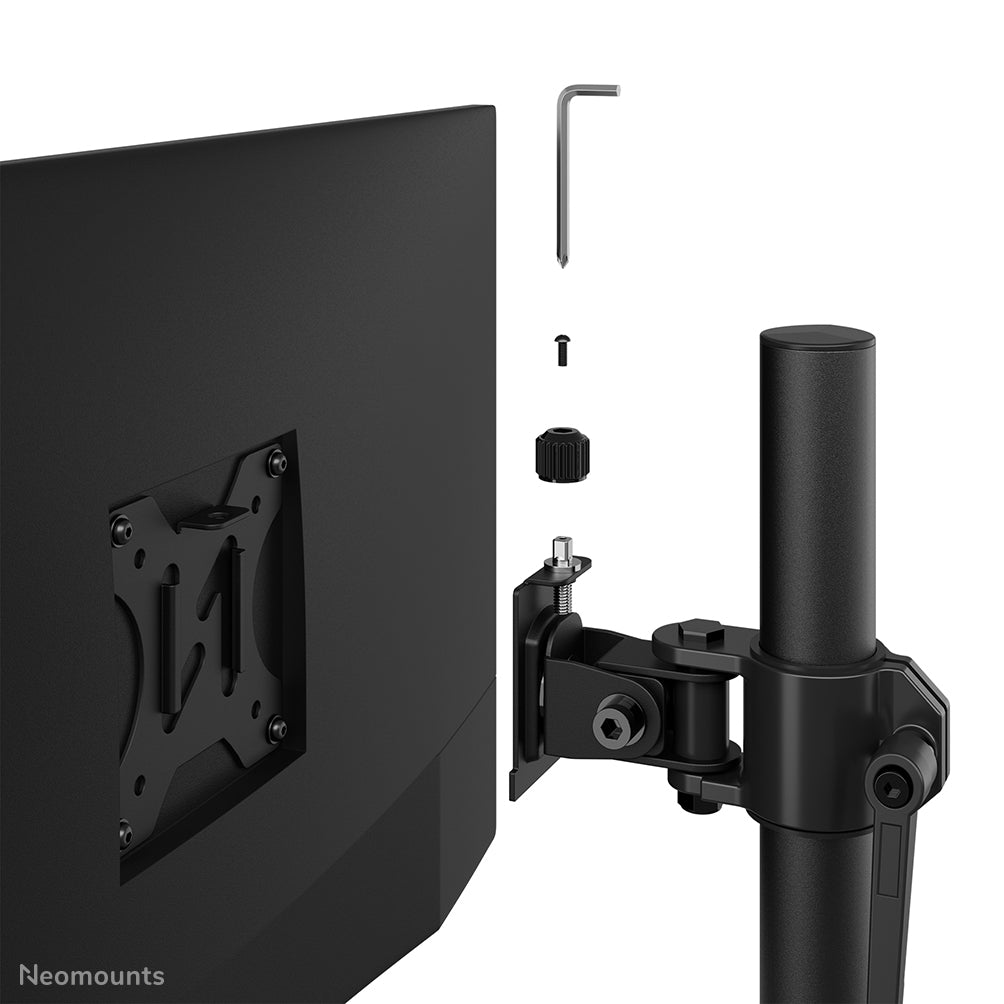 Neomounts DS45-600BL1 – Monitor-Tischständer – freistehend – 1 Monitor – 10–32" – VESA 75×75/100×100 mm