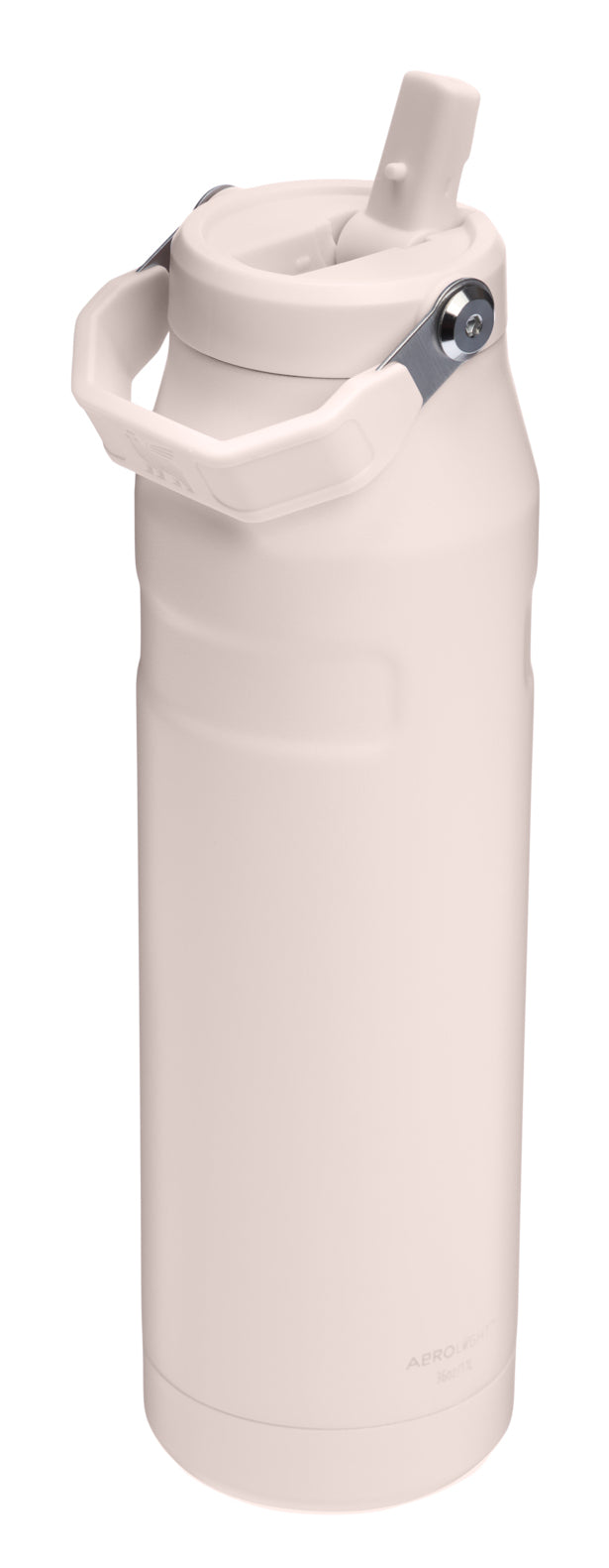 Stanley 1913 IceFlow Flip Straw 2.0 Isolierflasche 1,06 l – doppelwandig 17 h kalt, Edelstahl, Rose Quartz