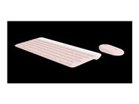 Logitech MK470 Slim Combo – Tastatur, FR-Layout (FR), Pink