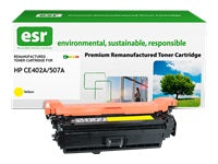 esr 507A (CE402A) Gelber Toner – Kompatibel – 6'000 Seiten – für HP