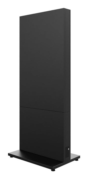 Hagor Digital-Signage-Stand für 55" Displays – abschliessbar, Belüftung – RAL 7016 – HP Kiosk 55" FS