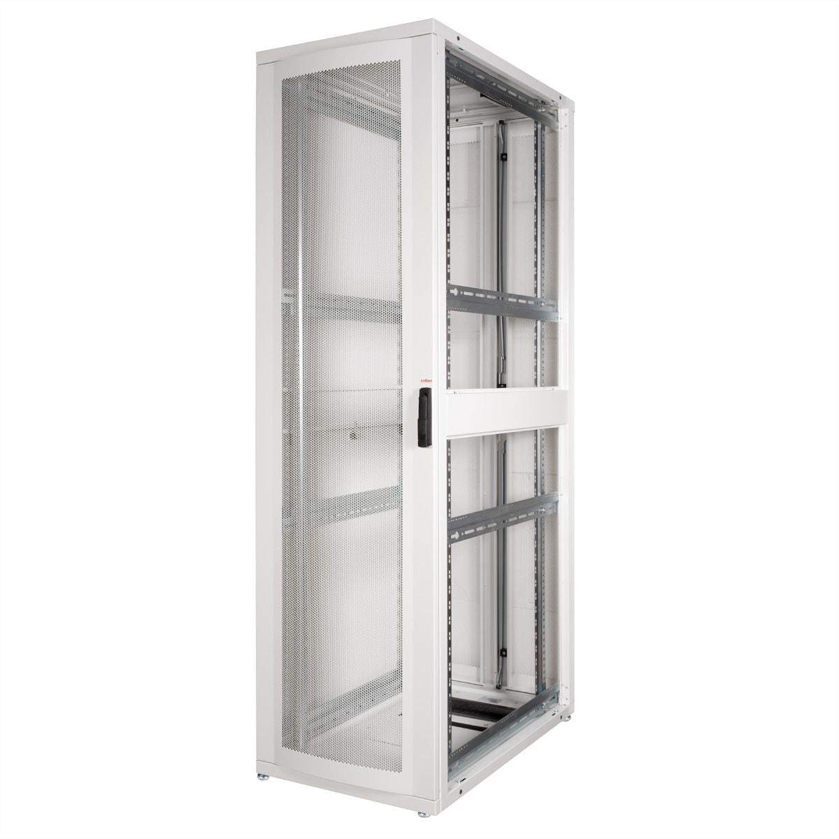 ROLINE Pro – 19" Netzwerkschrank 47U, IP20, abschliessbar, 600 × 1000 × 2194 mm, lichtgrau, Stahl