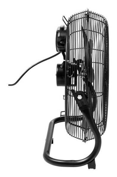 Furber. Furber Bodenventilator Vayu-Industry 16 Sc – 45 cm, 3 Stufen, 100 W, 58 dB(A), Schwarz