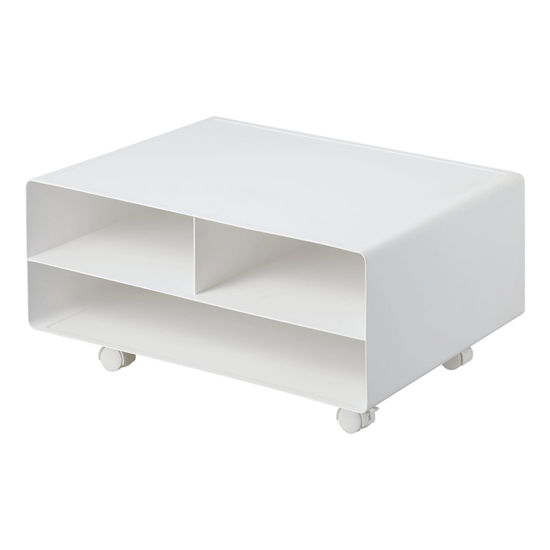 Yamazaki Regal, TOWER – freistehend – 2 Böden – 37 × 48 × 19 cm – weiss – Stahl