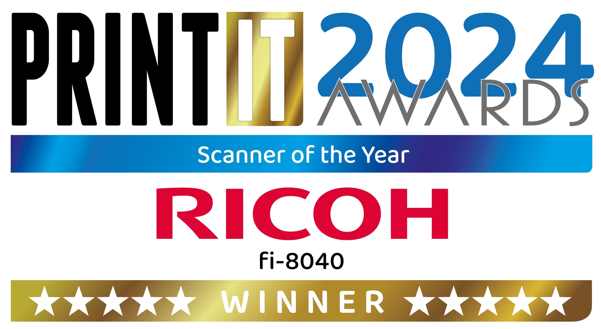 Ricoh fi-8040 – Einzugsscanner, A4, Duplex, 40 ppm, ADF 50 Blatt, LAN