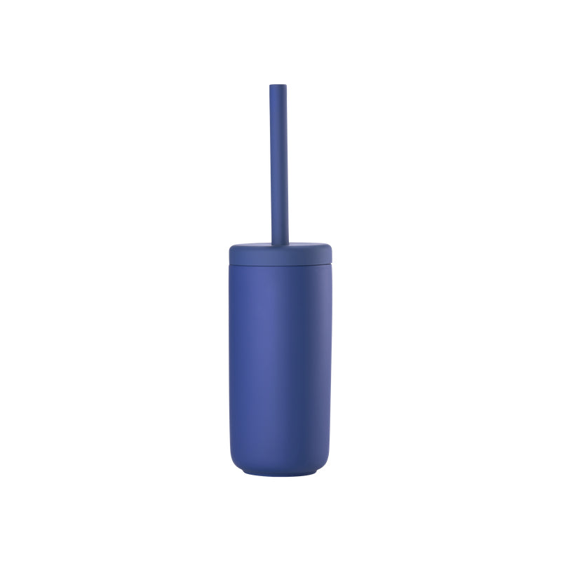 Zone Denmark WC-Bürstenset – Keramik, Indigo, mit Deckel, H 38,7 cm
