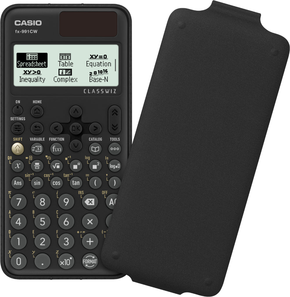 Casio Taschenrechner FX-991CW – 12-stellig, LCD, Batterie, Schwarz, 77×107×162 mm