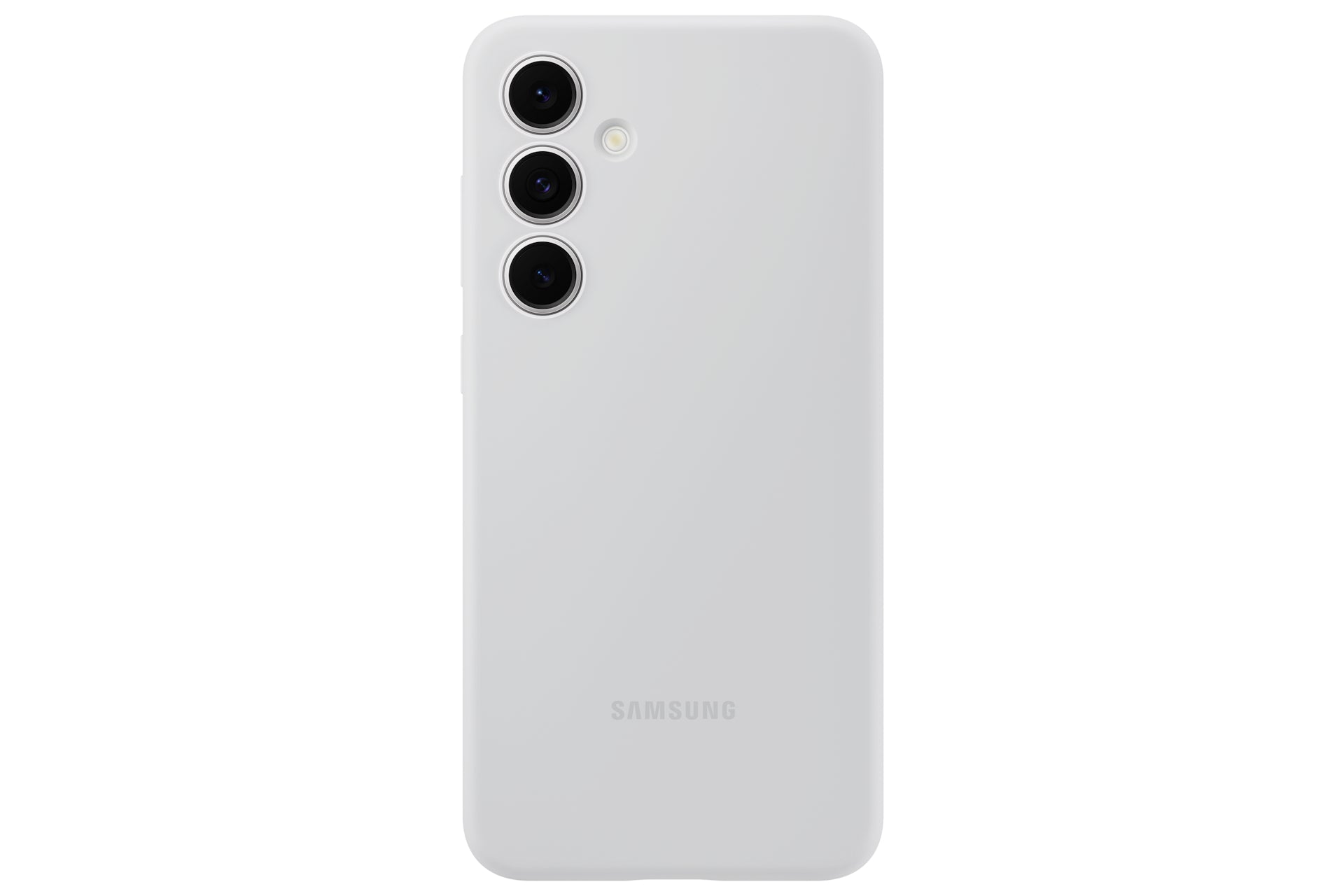 Samsung Backcover – für Samsung Galaxy S24 FE – grau – Silikon