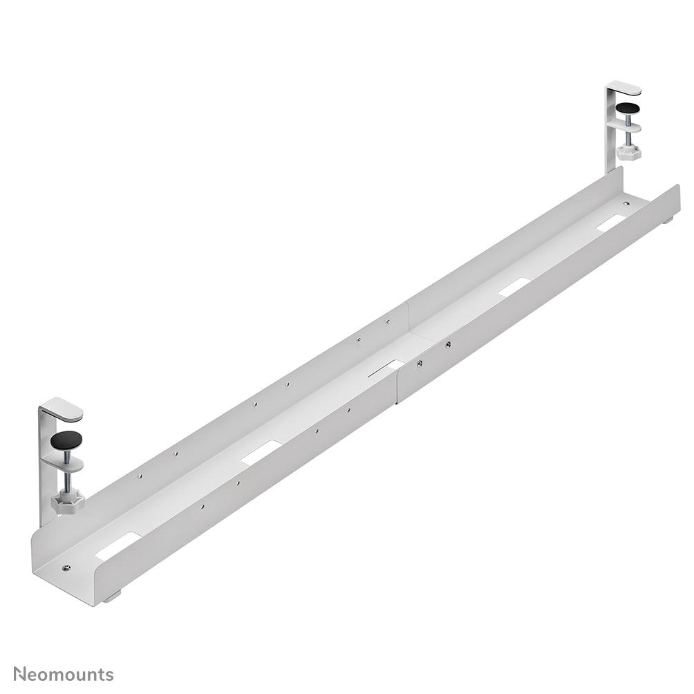 Neomounts Kabelkanal ADS07-120WH – 0,80–1,20 m, weiss, mit Tischklemme, Tragkraft bis 5 kg