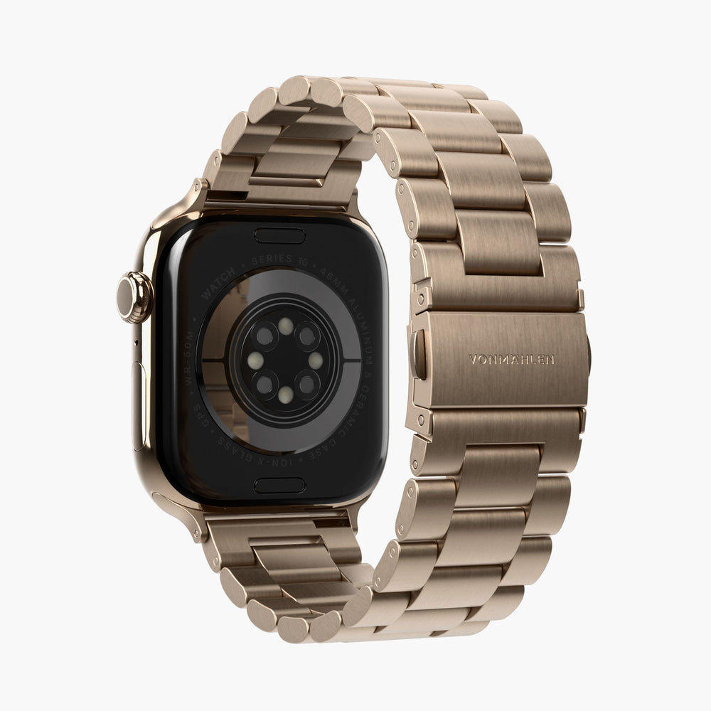 Vonmählen Link Bracelet2 – Armband – für Apple Watch 40/41/42 mm, Champagne, One Size, Edelstahl