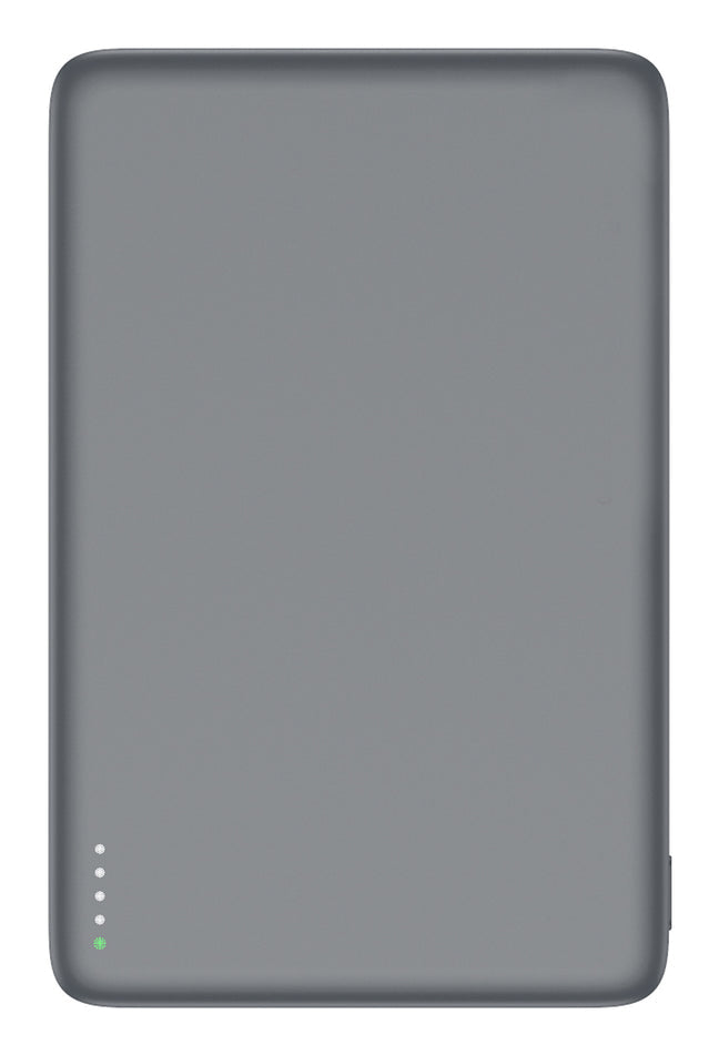 Valenta VP024 MagSafe Powerbank 5'000 mAh – 5 W PD, MagSafe 15 W, 1× USB-C, Grau