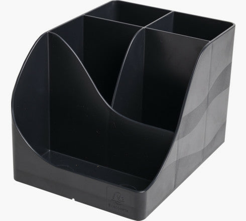 Exacompta Multiköcher – Kunststoff, schwarz, 109 × 119 mm