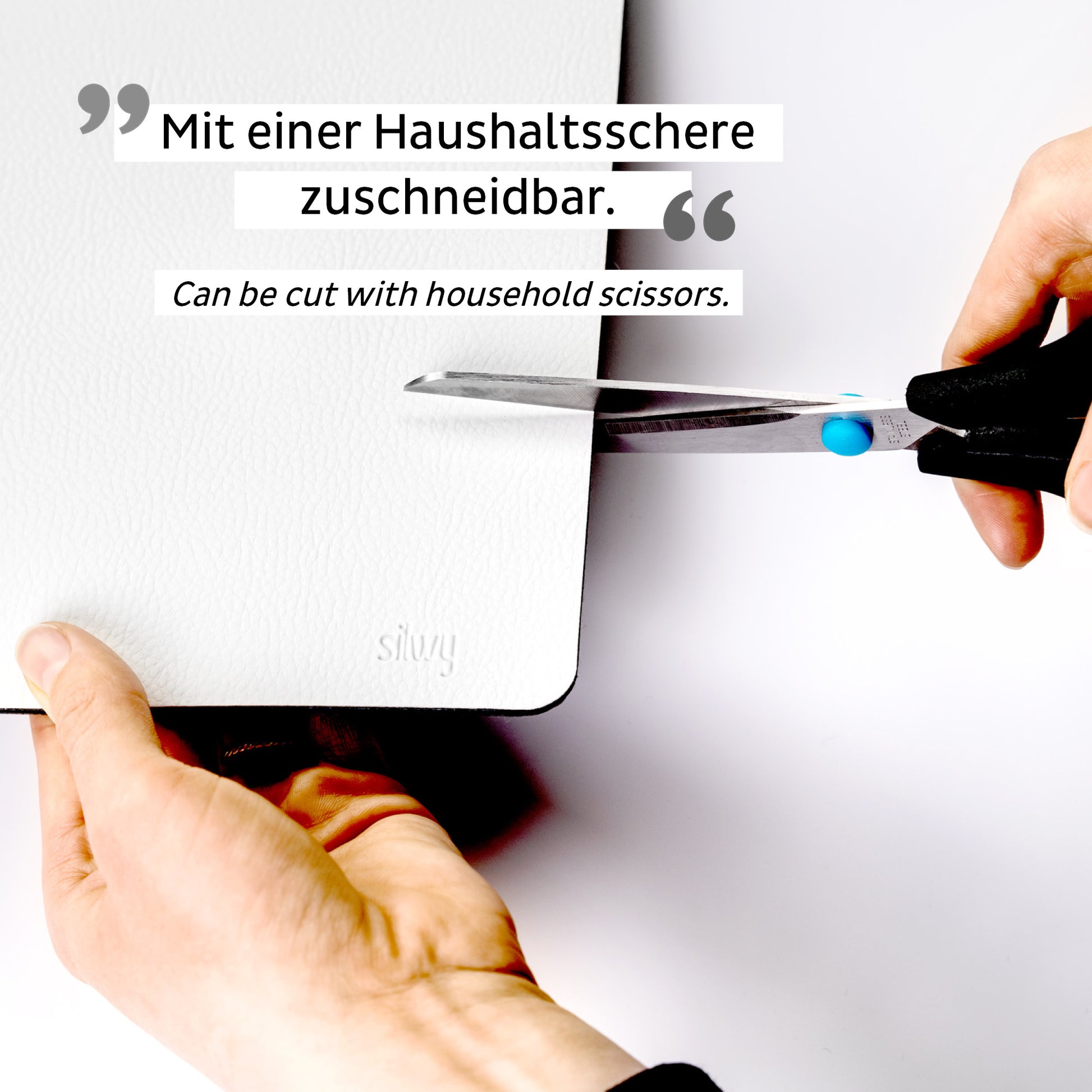 Silwy Untersatz – Kunststoff, weiss, rutschfest, zum selber zuschneiden, 40 × 27 cm