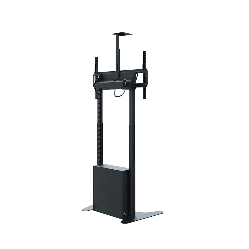 Hagor Bodenständer – 55–86" – VESA 900×600 – bis 120 kg, Höhenverstellbar, Motorisiert – Twin Lift FS-B