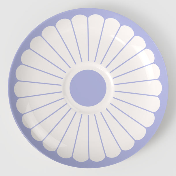 Villeroy & Boch Untertasse Fleur – Ø 17,4 cm, H 2,3 cm, Porzellan, Blau/Weiss