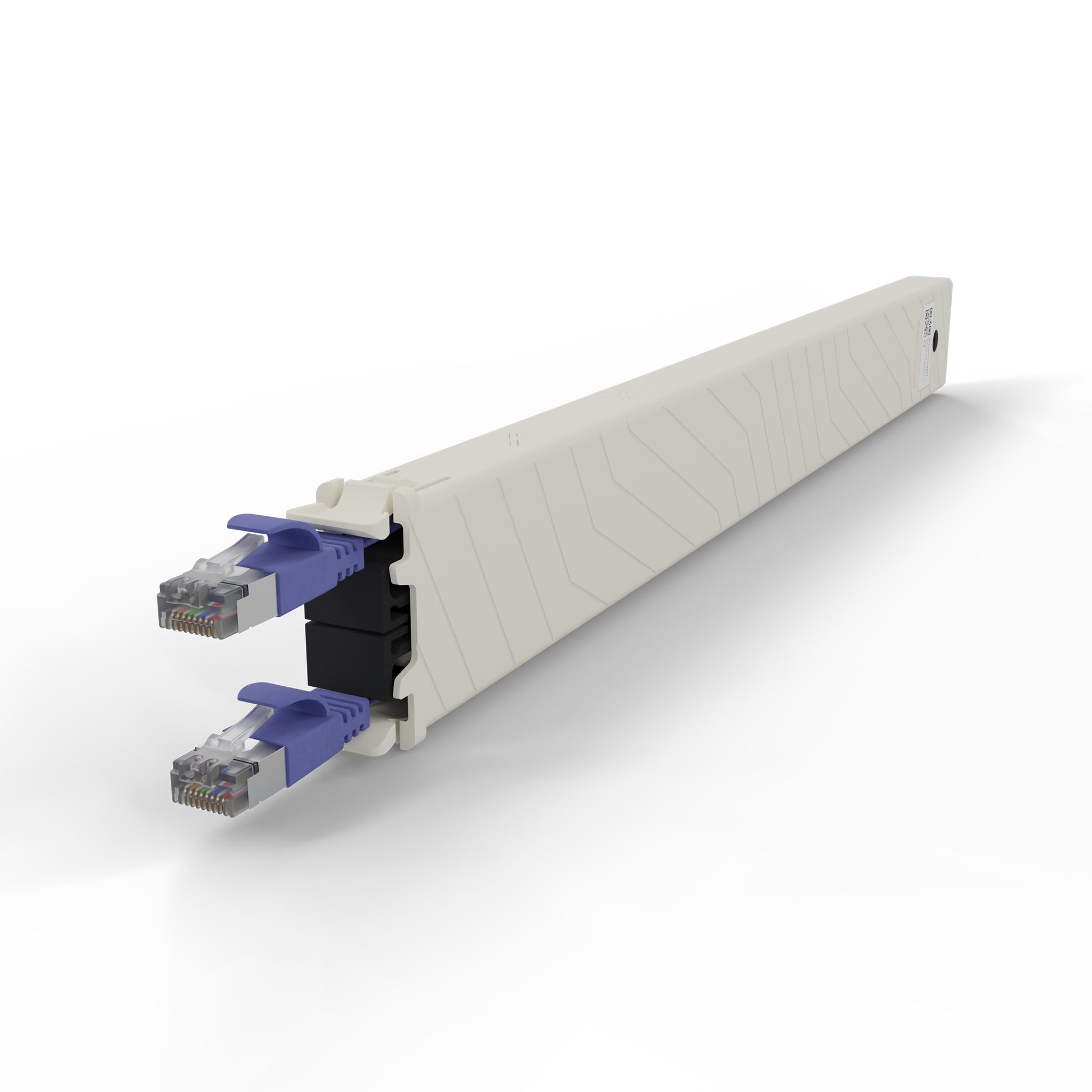 PATCHBOX Cassette 8RU Patchkabel – Cat6a U/FTP (STP), 0,8 m, Violett, RJ-45