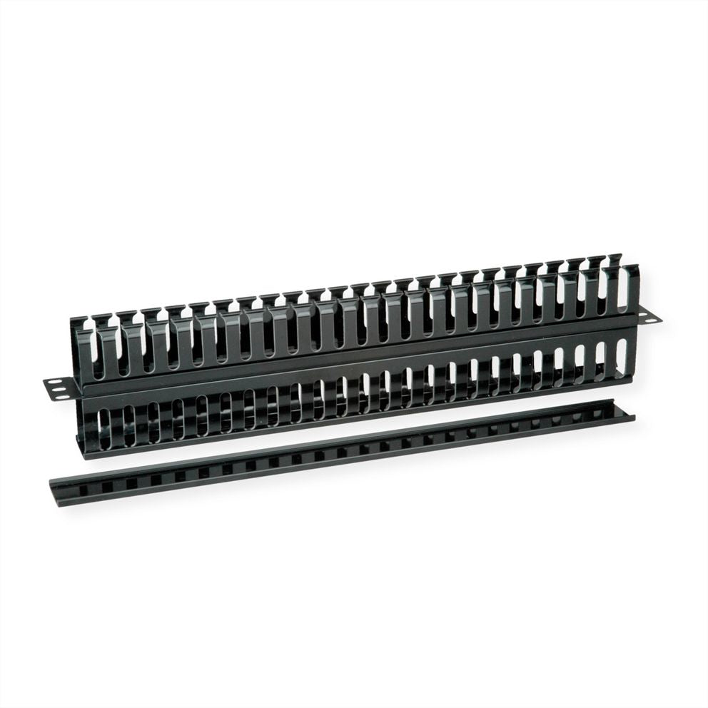 VALUE Bürstenleiste 19", 1U, schwarz