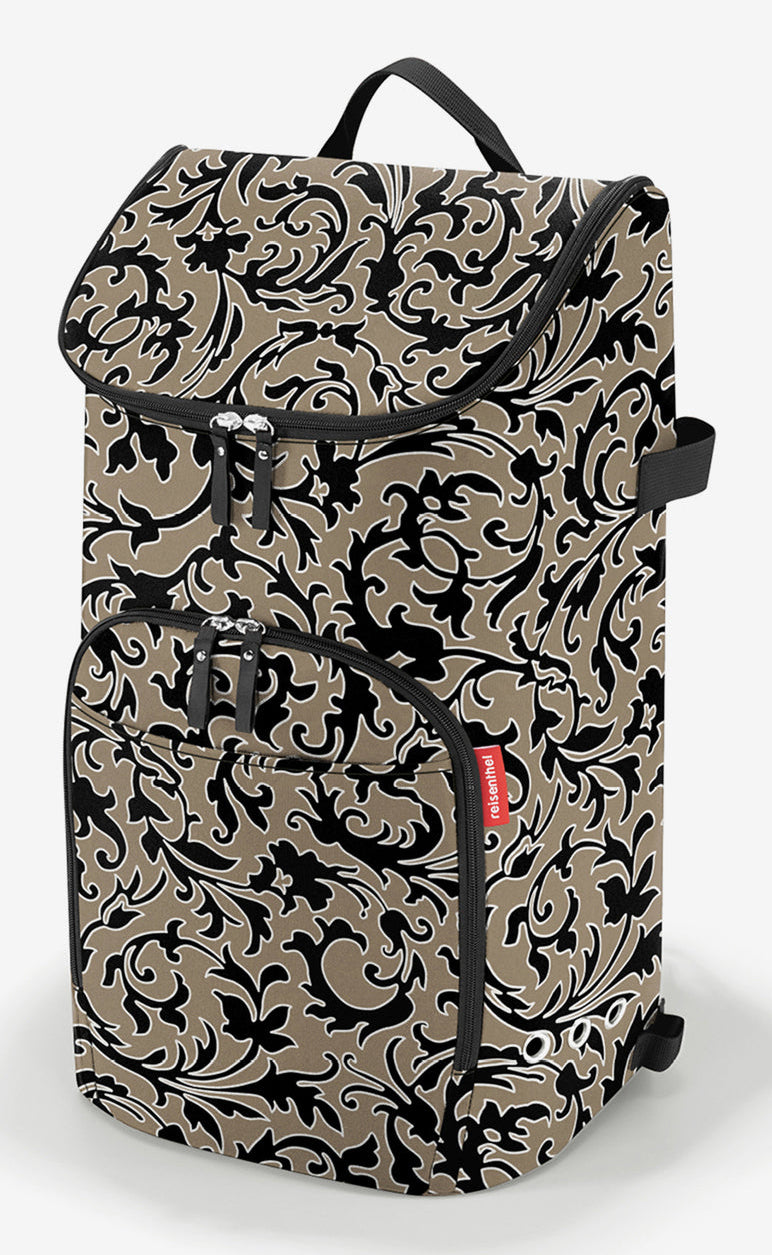 Reisenthel Stofftasche, Polyester, Motiv Baroque Marble, 340×600×240 mm, mit 2 Rädern