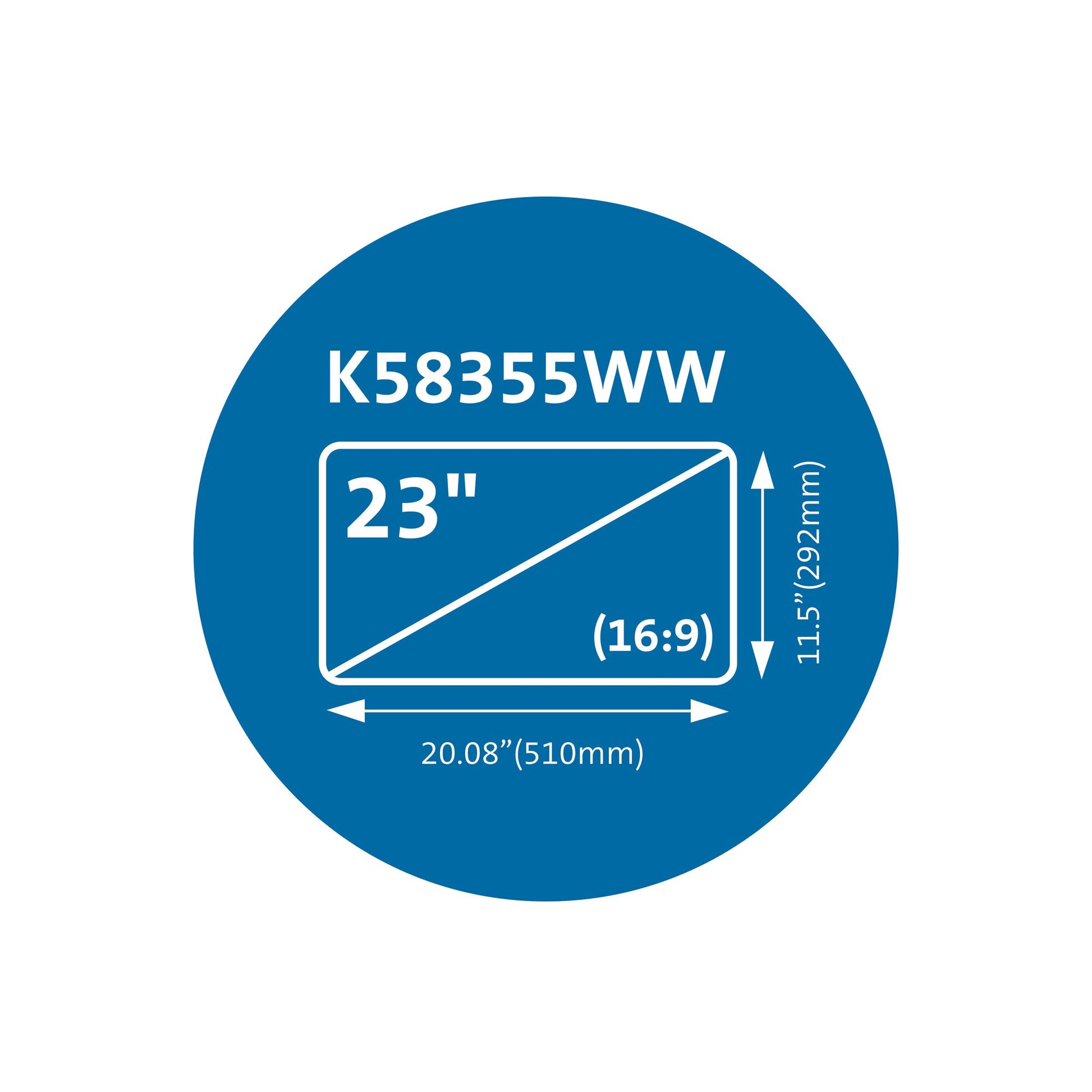 Kensington Displayschutz für 23" Monitore