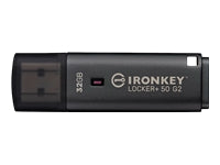 Kingston Technology Kingston IronKey Locker Plus 50 G2 – 32 GB, USB-A 3.2 Gen 1, FIPS 197 AES-256