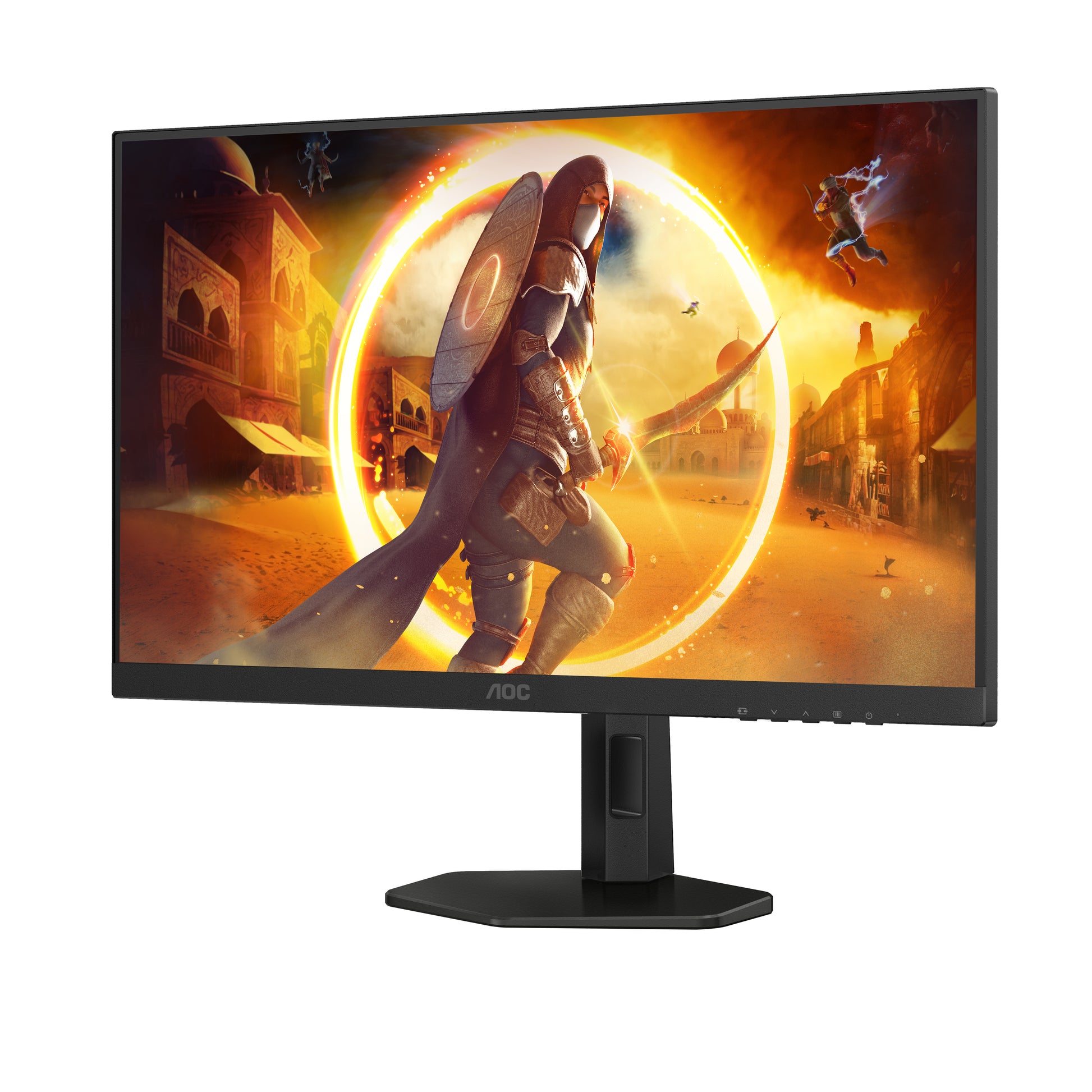 AOC Q27G4XF – Monitor, 27" WQHD (2560 × 1440), IPS, 180 Hz, 300 cd/m², Adaptive Sync, VESA 100 × 100, Schwarz