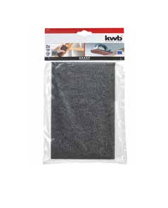 kwb Schleifvlies 150 × 230 mm P800 – für Lackoberflächen – 2 Stk