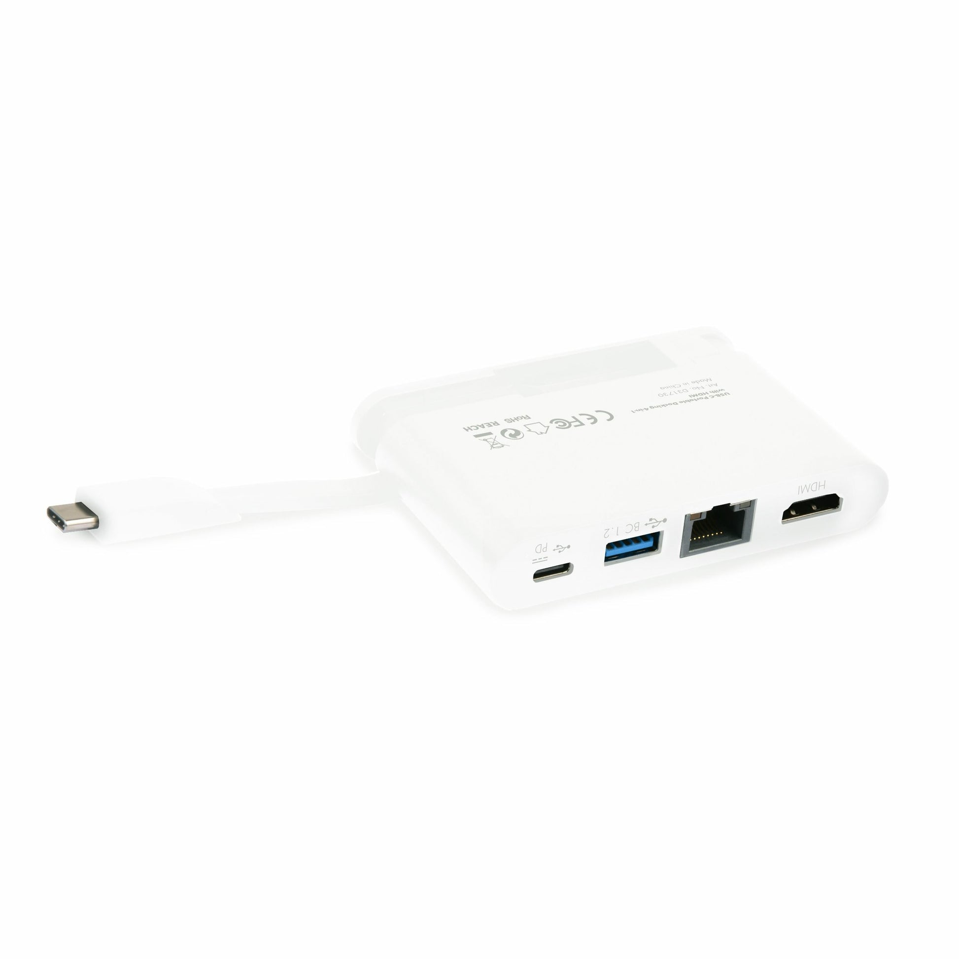 DICOTA D31730 Multiport-Adapter – USB-C, HDMI, 1× USB-A, 100 W PD, GbE