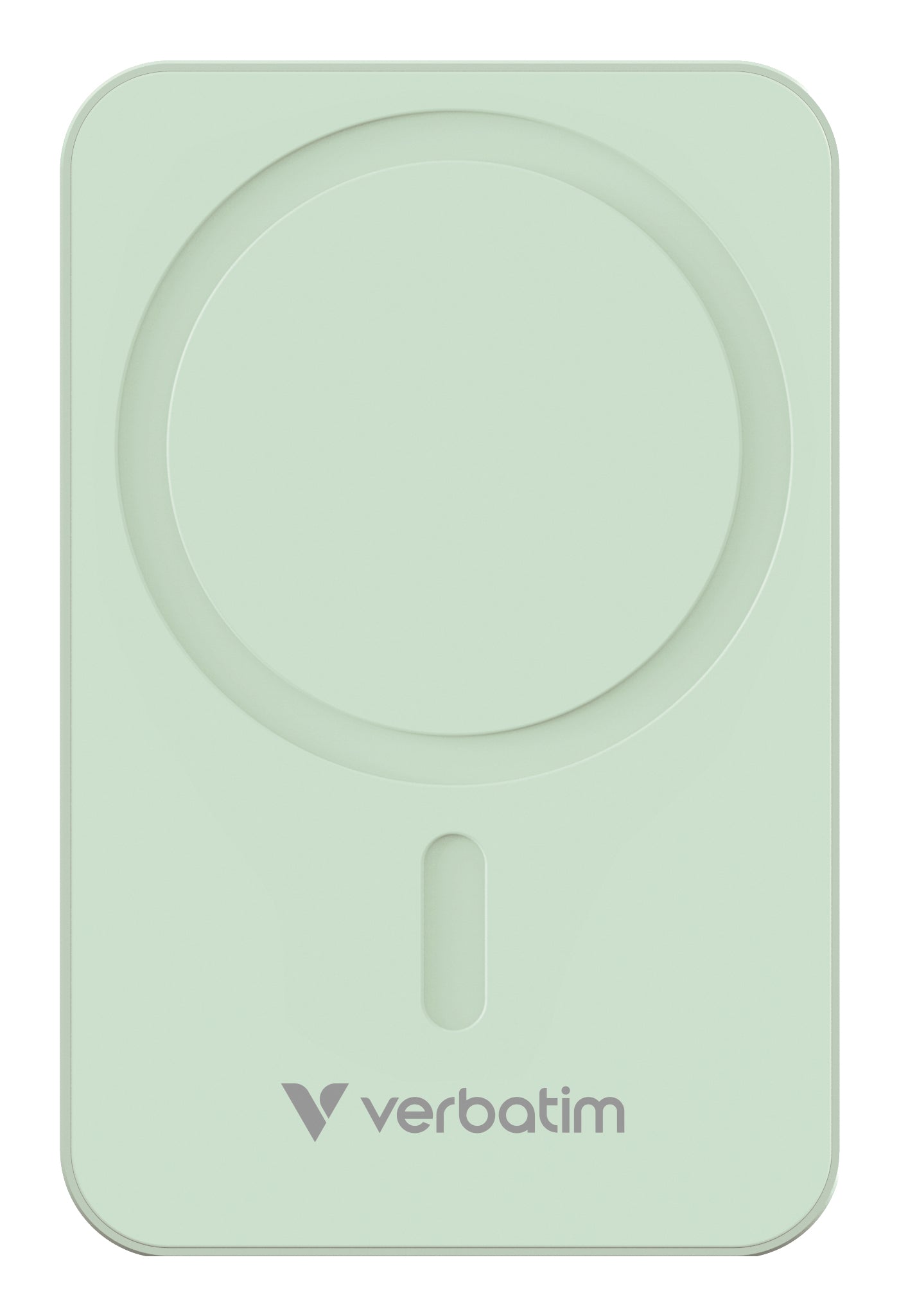 Verbatim Charge N Go Essentials MagSafe Powerbank 20'000 mAh – 35 W PD, Wireless 15 W, 1× USB-C, grün
