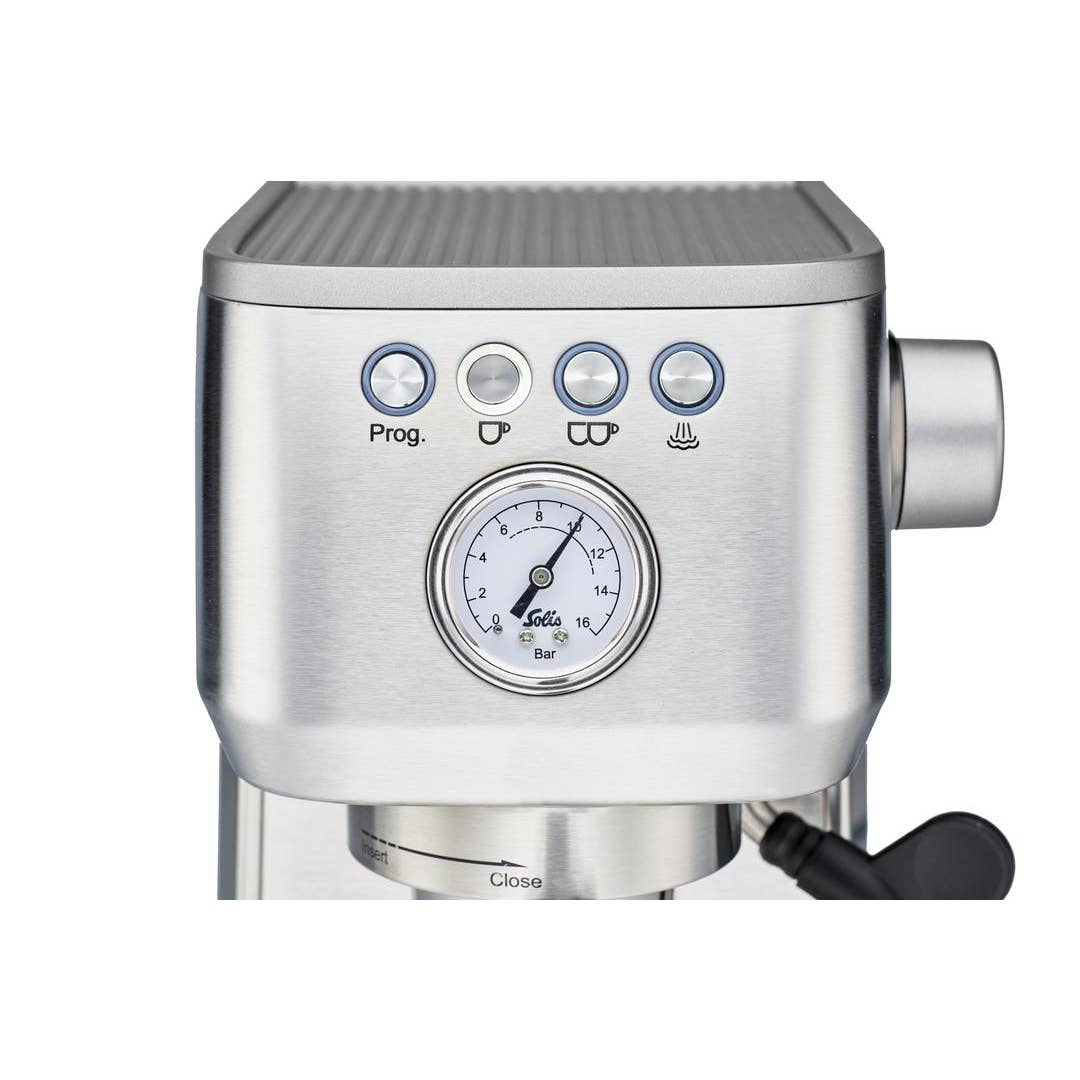 Solis Barista Perfetta+ 1170 Espressomaschine (Siebträger) – 15 bar, 1,7 l, Dampfdüse, 18,7 × 32,1 × 37,2 cm