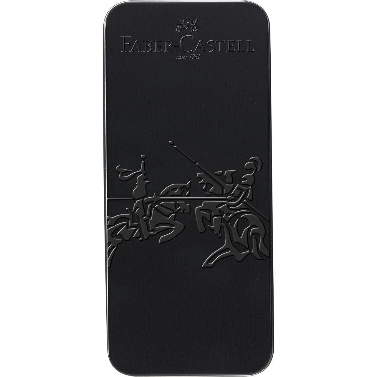 Faber-Castell Grip 2011 – Füllfederhalter, M, ergonomische Dreikantform, schwarz