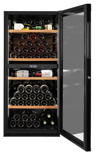 Climadiff Weinkühlschrank MILLESIME140DB – 293 l, 220/240 V, Kompressor, Energieeffizienzklasse F