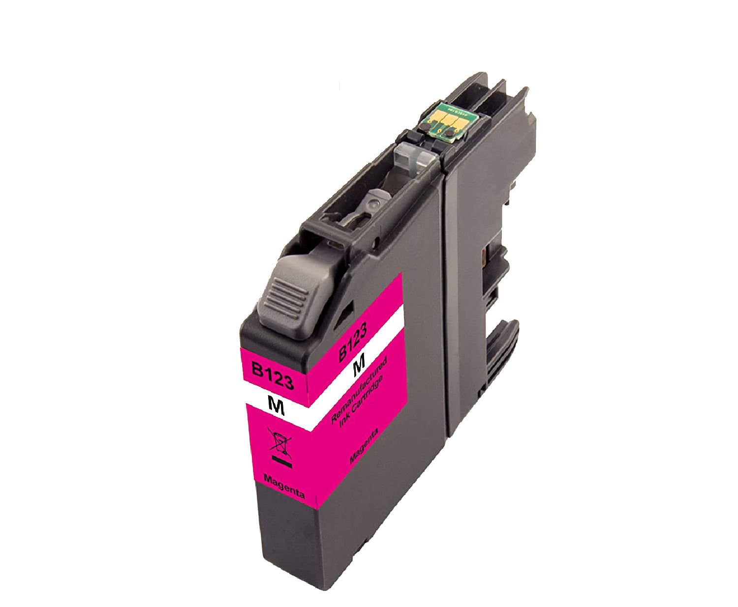 Peach LC-123M Magenta Tintenpatrone (Kompatibel) – 860 Seiten – für Brother DCP-J 752 DW, MFC-J 470 Serie …