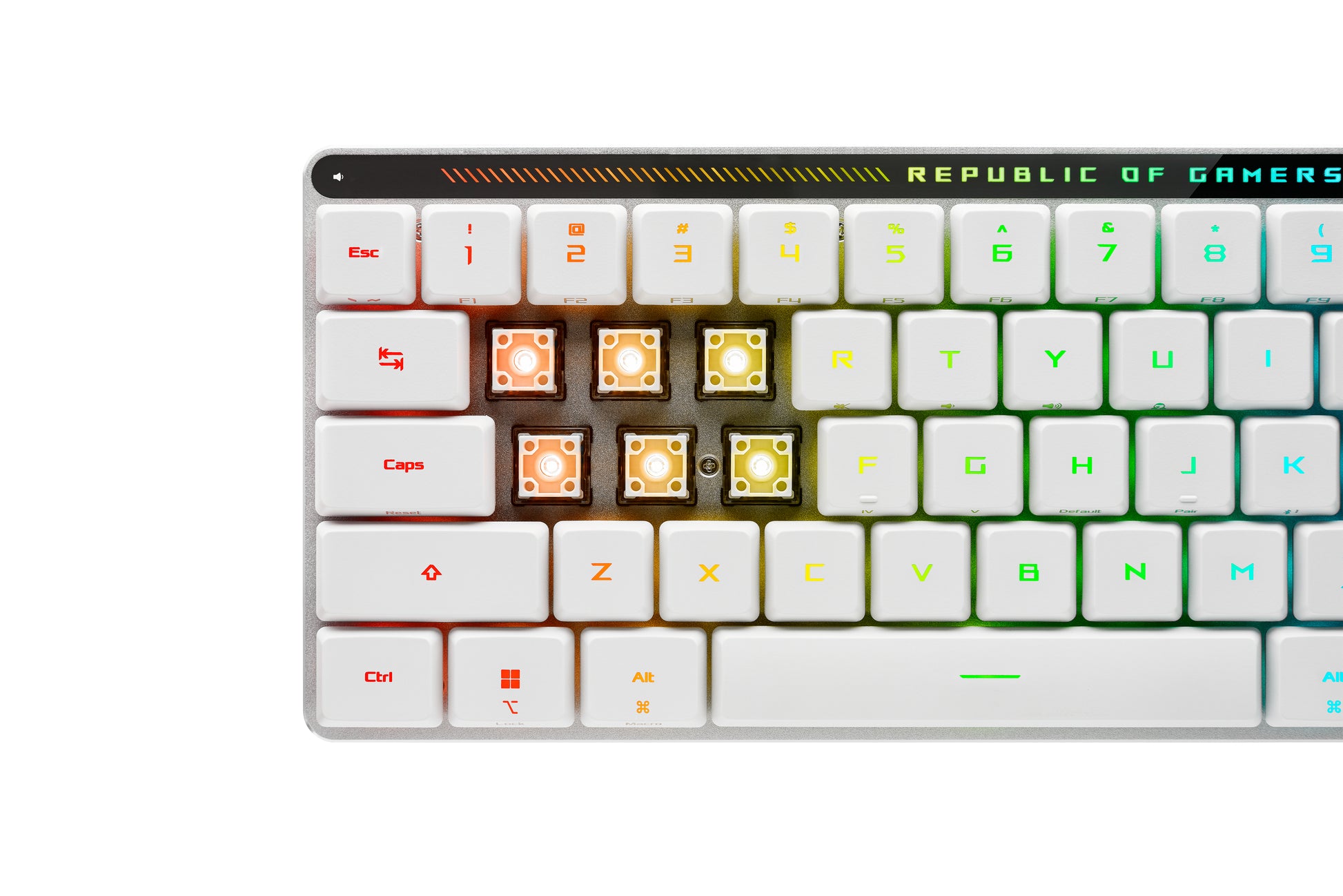 ASUS Falchion RX – Tastatur, kabellos (Bluetooth/2,4 GHz), CH-Layout (DE-CH) – für Windows & macOS
