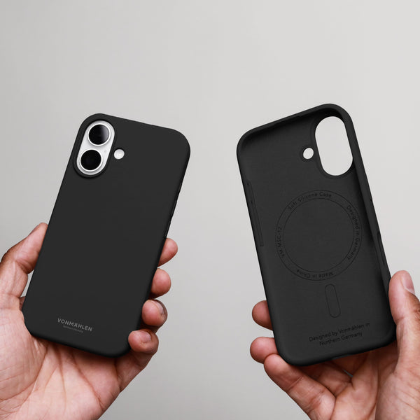 Vonmählen Thin Case – Schutzhülle – für AirPods Pro (3. Gen.) – Silikon/Mikrofaser – Schwarz