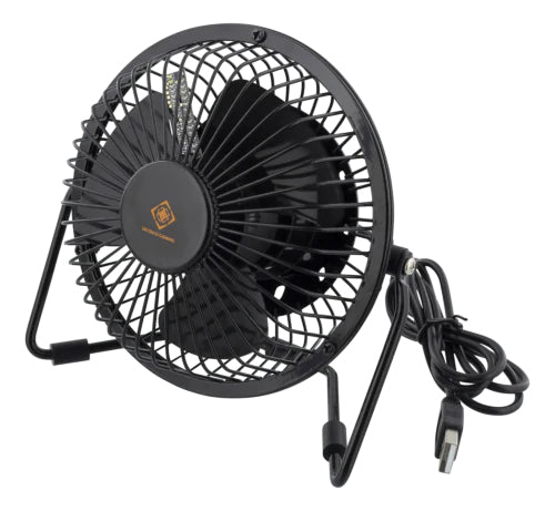 Deltaco Gaming USB-Tischventilator GAM-054 – 1 Stufe, Schwarz