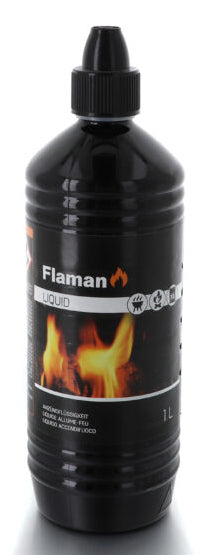Flaman Feueranzünder-Flüssigkeit 1 l, Polyvinylalkohol (PVOH)