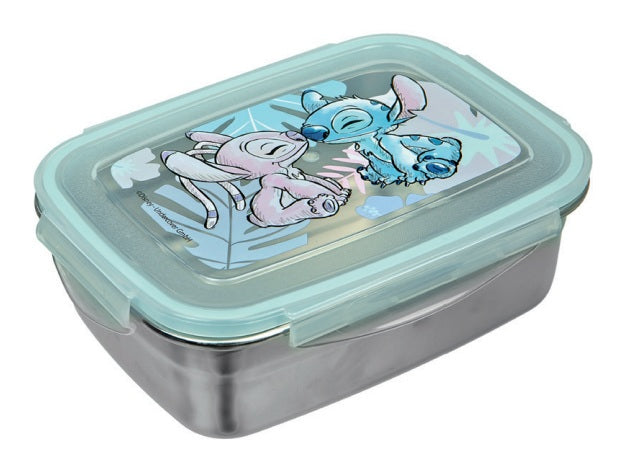 Scooli Lilo & Stitch – Lunchbox 550 ml, 17 × 12,5 × 6 cm, Edelstahl, Mehrfarbig
