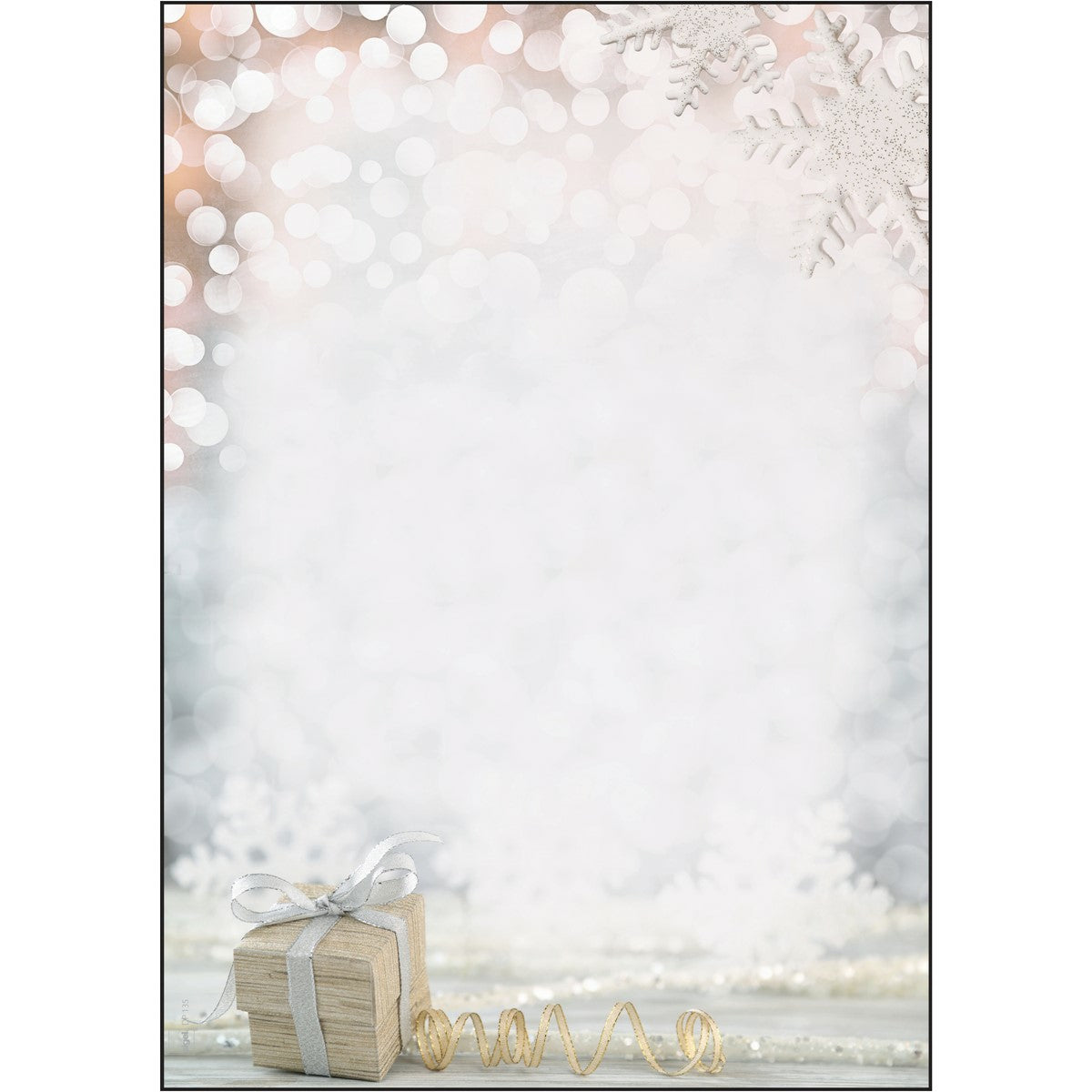 Sigel Motivpapier – A4, 90 g/m², Motiv: Christmas Surprise – für Inkjet/Laser/Kopierer – FSC – 100 Blatt